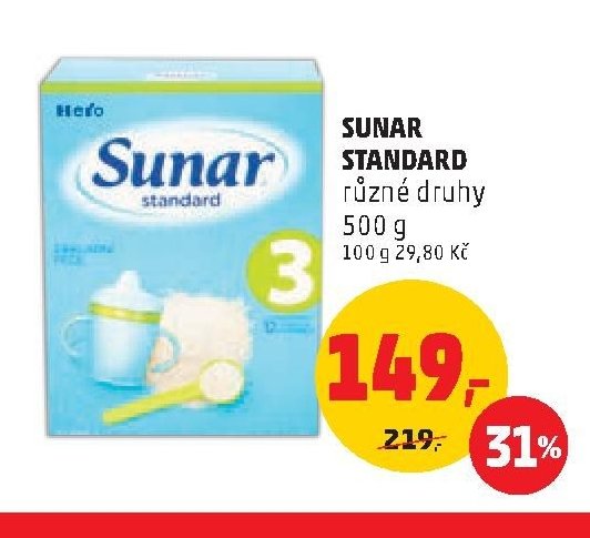 SUNAR STANDARD různé druhy 500 g