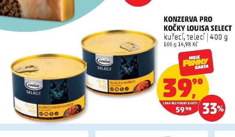 KONZERVA PRO KOČKY LOUISA SELECT 400 g