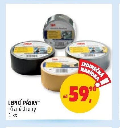 LEPÍCÍ PÁSKY různé druhy