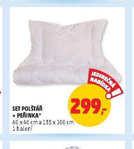 SET POLŠTÁŘ + PEŘINKA