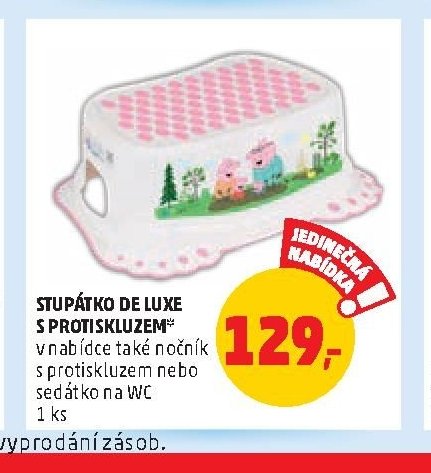 STUPÁTKO DE LUXE S PROTISKLUZEM