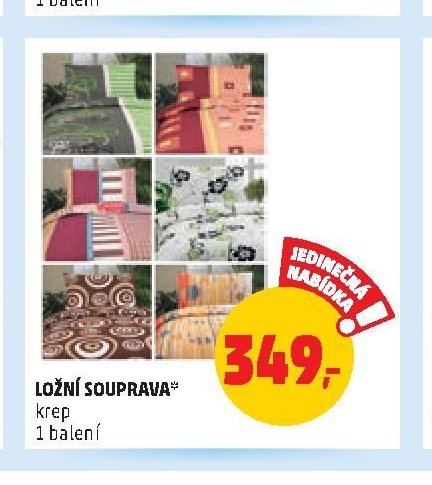 LOŽNÍ SOUPRAVA*