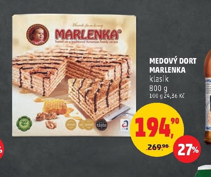 Medový dort Marlenka