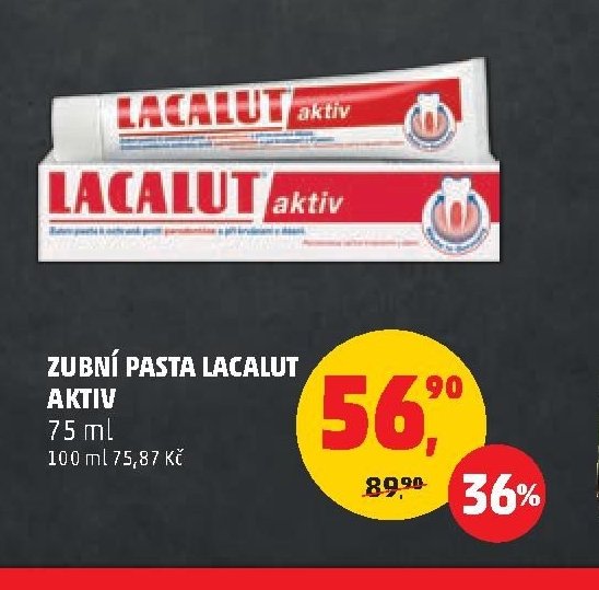 Zubní pasta Lacalut aktiv