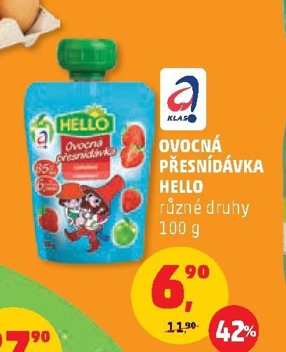 Ovocná přesnídávka Hello