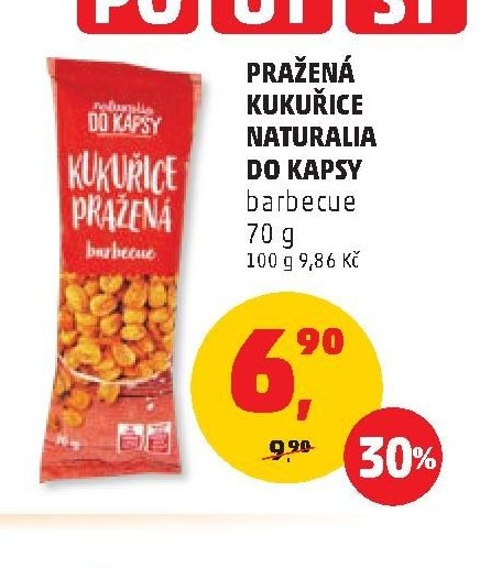 PRAŽENÁ KUKUŘICE NATURALIA DO KAPSY 70 g