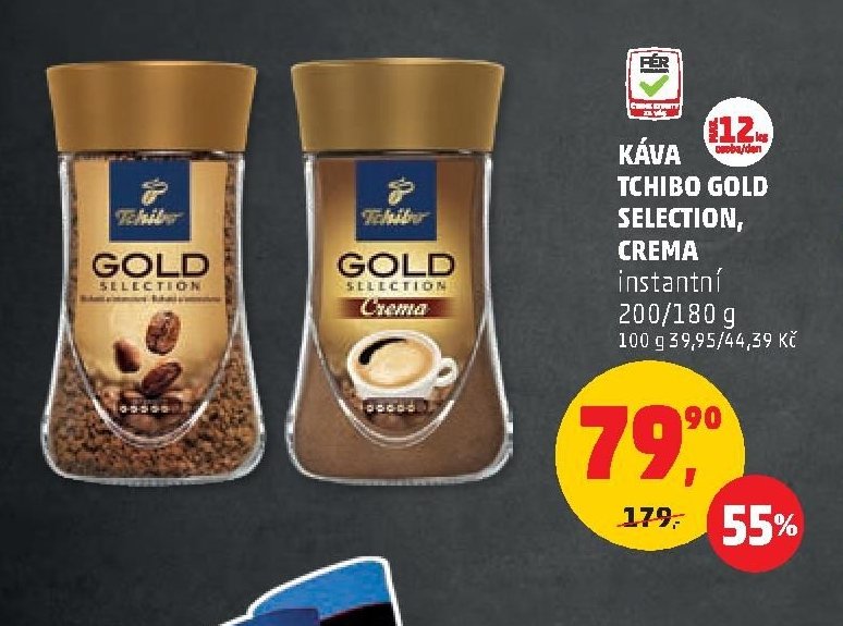 Káva Tchibo Gold Selection, Crema