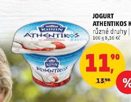 Jogurt Authentikos Kunín