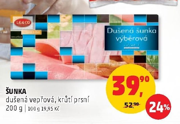 Šunka dušená
