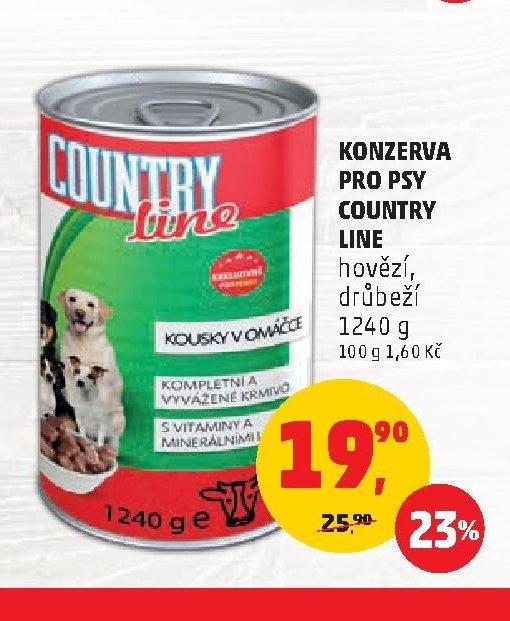 Konzerva pro psy Country Line