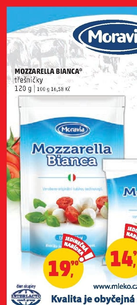 MOZZARELLA BIANCA* třešničky 120 g