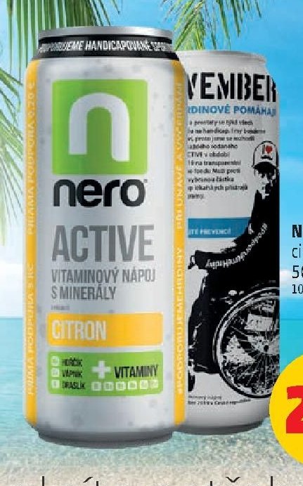 Nero Active citron, pomeranč, 500 ml