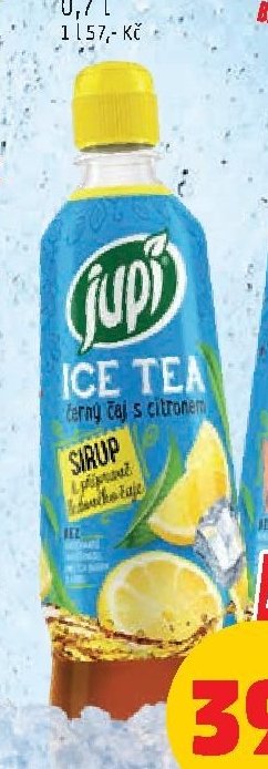 Sirup Jupí Ice Tea černý čaj s citronem, 0,7 l