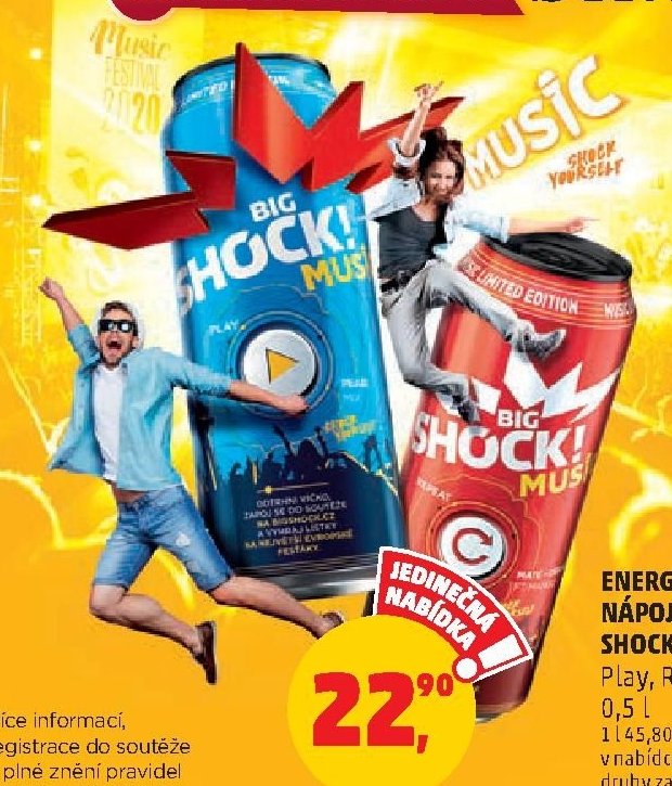 Energetický nápoj Big Shock! 0,5 l