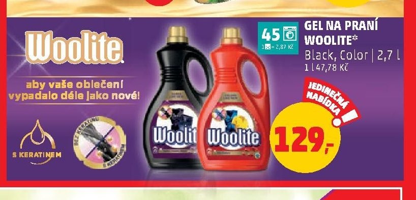 GEL NA PRANÍ WOOLITE