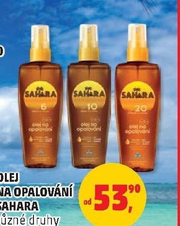 Olej na opalování Sahara