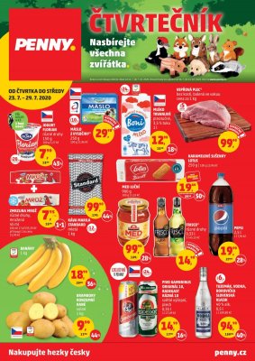 akční leták Penny Market 23.7.2020-29.7.2020