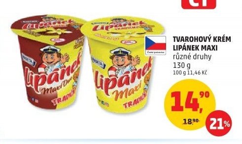 TVAROHOVÝ KRÉM LIPÁNEK MAXI
