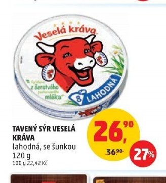 TAVENÝ SÝR VESELÁ KRÁVA