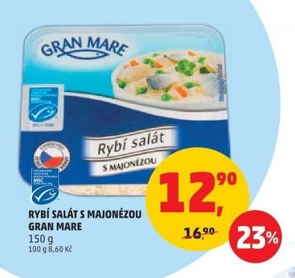 Rybi salat s majonezou Gran Mare