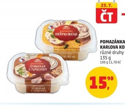 Pomazanka Karlova Koruna
