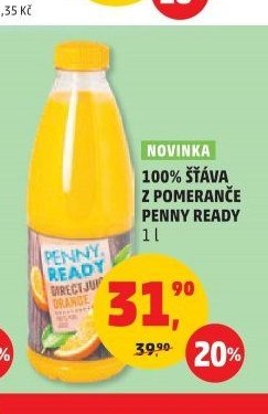 100% stava z pomerance Penny Ready