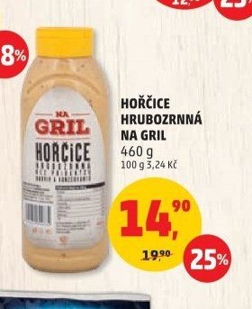 Hořčice hrubozrnná na gril