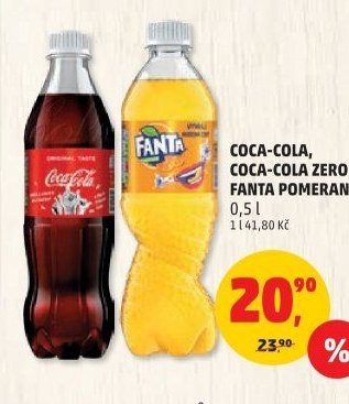 Coca-Cola, Coca-Cola Zero, Fanta pomeranč 0,5 l