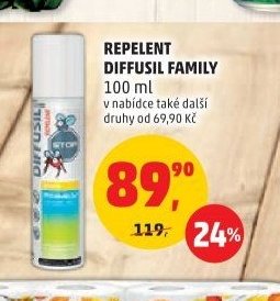 Repelent Diffusil Family 100 ml