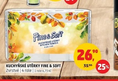 Kuchyňské utěrky Fine & Soft
