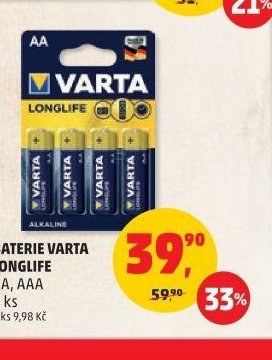 Baterie Varta Longlife