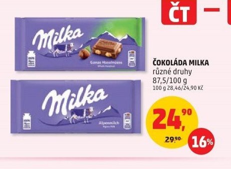Čokoláda Milka