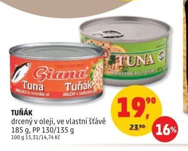 Tuňák Giana 185 g