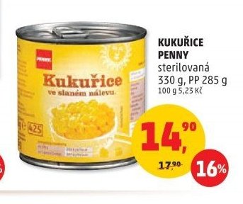 Kukuřice Penny 330 g