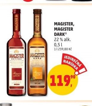 MAGISTER, MAGISTER DARK 22% alk. 0,5 l
