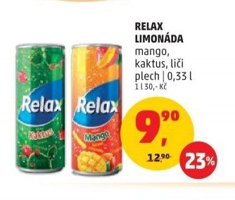 RELAX LIMONÁDA mango, kaktus, liči