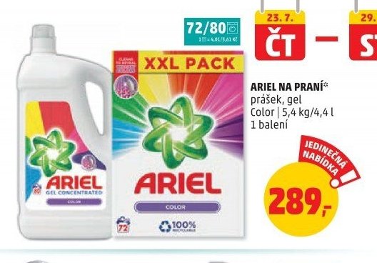 ARIEL NA PRANÍ