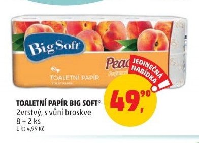 TOALETNÍ PAPÍR BIG SOFT