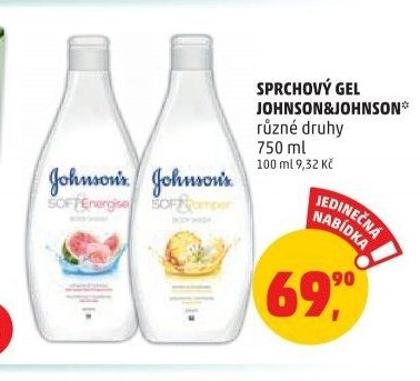 SPRCHOVÝ GEL JOHNSON&JOHNSON