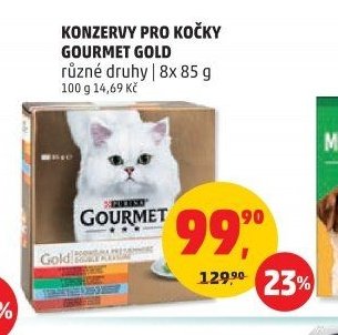 Konzervy pro kočky Gourmet Gold 8x 85 g