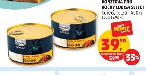 Konzerva pro kočky Louisa Select 400 g