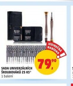 Sada univerzálních šroubováků 25 ks