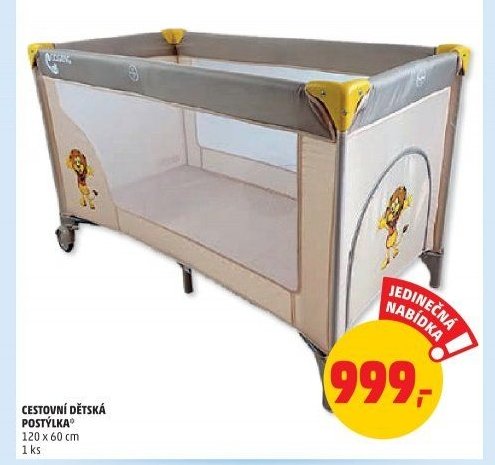 CESTOVNÍ DĚTSKÁ POSTÝLKA