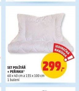 SET POLŠTÁŘ + PEŘINKA