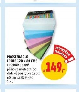 PROSTĚRADLO FROTÉ