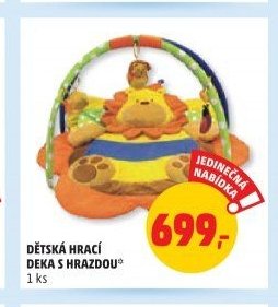 DĚTSKÁ HRACÍ DEKA S HRAZDOU