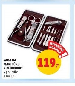 Sada na manikúru a pedikúru