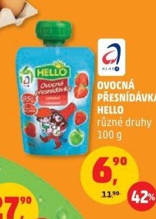 Ovocná přesnídávka Hello