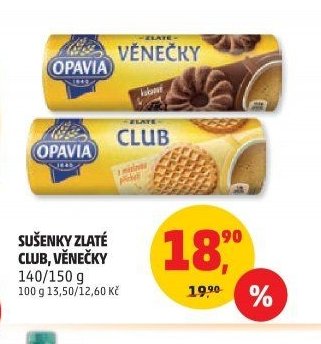 SUŠENKY ZLATÉ CLUB, VĚNEČKY