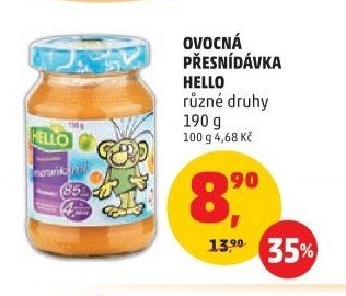 OVOCNÁ PŘESNÍDÁVKA HELLO